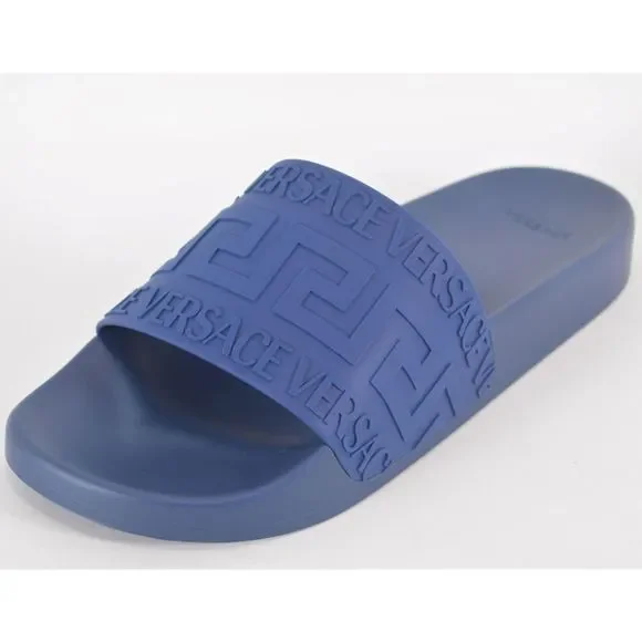 Versace | Shoes | New Versace Mens Logo Greca Key Rubber  display picture 2